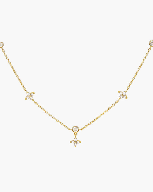 Lucky Clover Necklace in Gold
