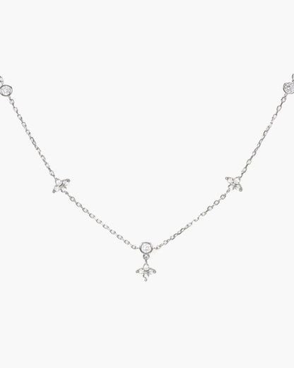 Lucky Clover Necklace in Silver