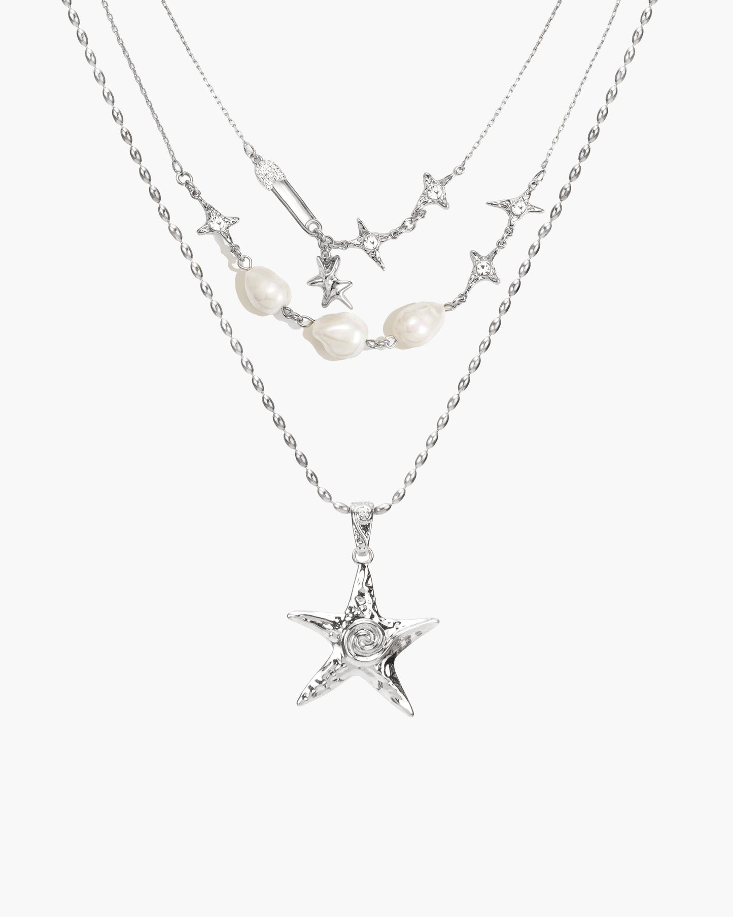 Gold Starfish Necklace