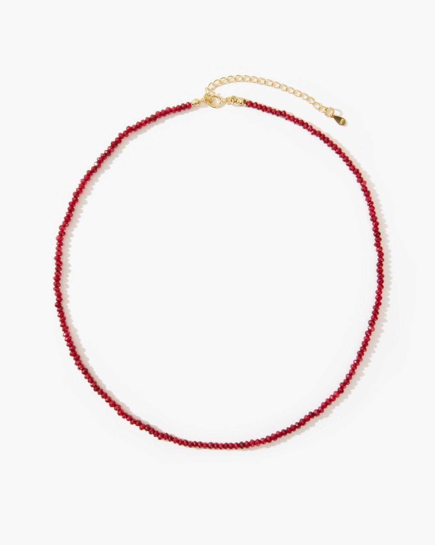 Mini Carnelian Beaded Necklace