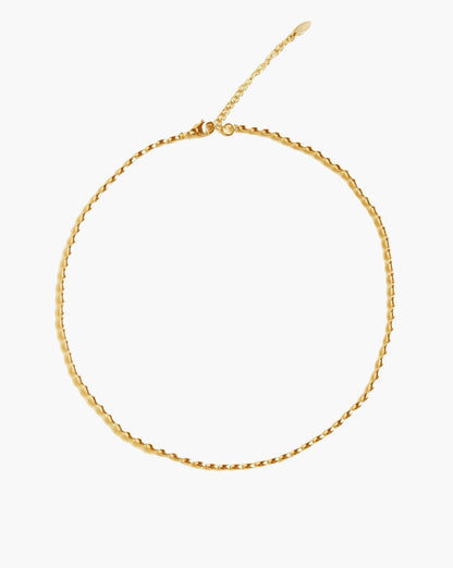 Mini Metal Beads Necklace in Gold