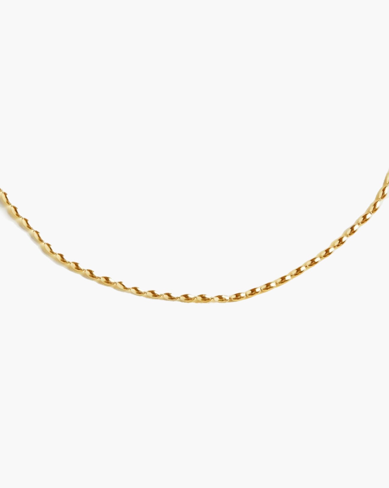 Mini Metal Beads Necklace in Gold