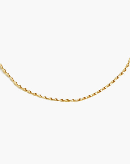 Mini Metal Beads Necklace in Gold