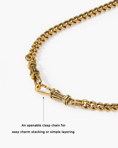 Watch Clasp Chain Necklace