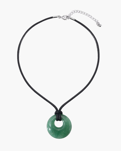 Green Aventurine Cord Necklace