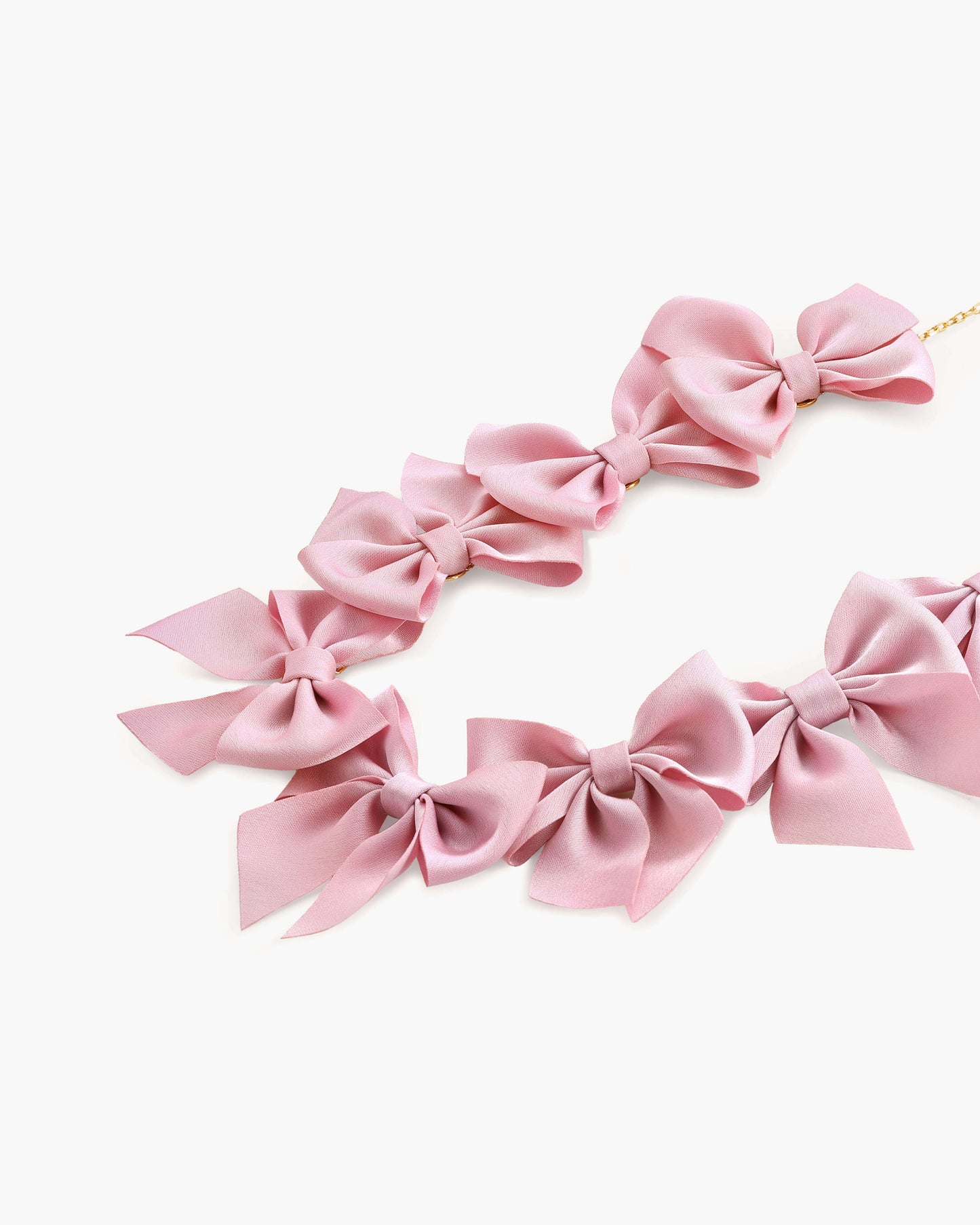 Pink Bow Necklace