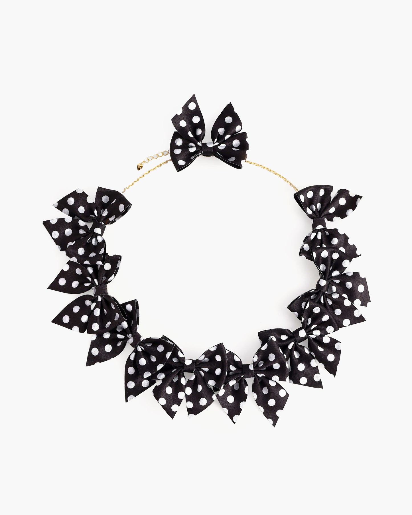 Black Bow Necklace