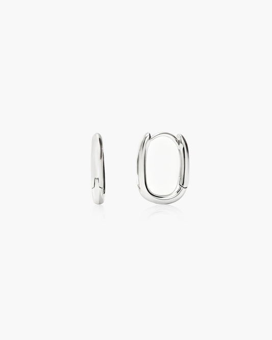 Silver Link Earrings