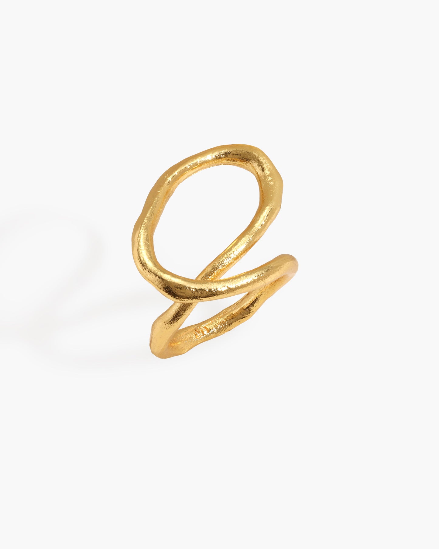 Sculptural Orbit Ring