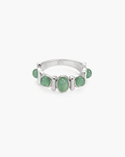 Carnelian Stone Band Ring