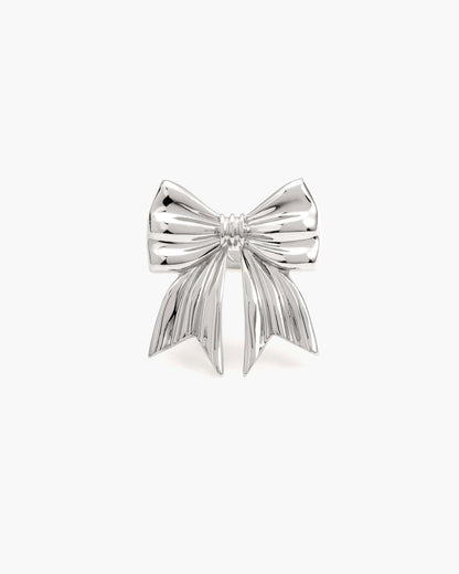 Bow Ring in Silver