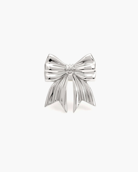 Bow Ring in Silver