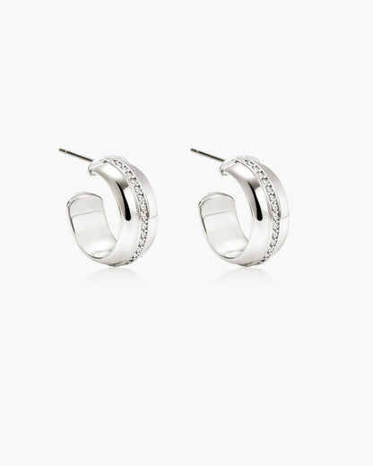 Vice Hoop Earrings in Gold