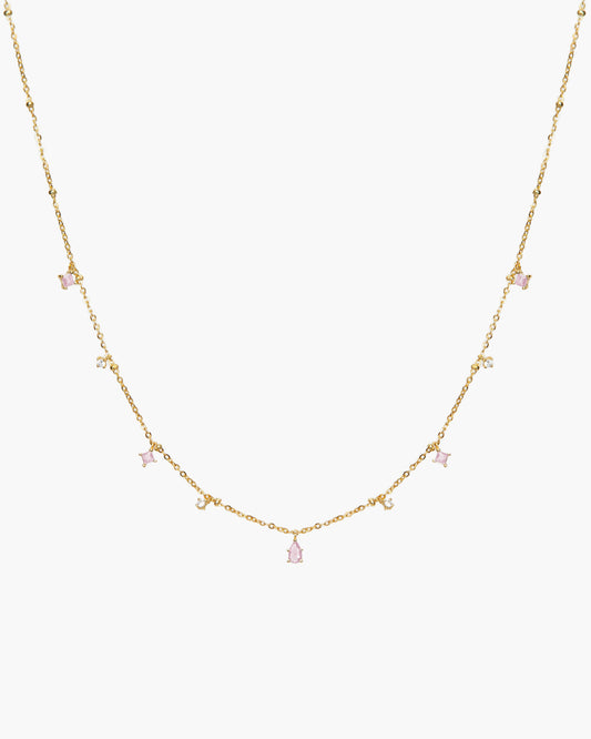 Elysee Necklace in Pink
