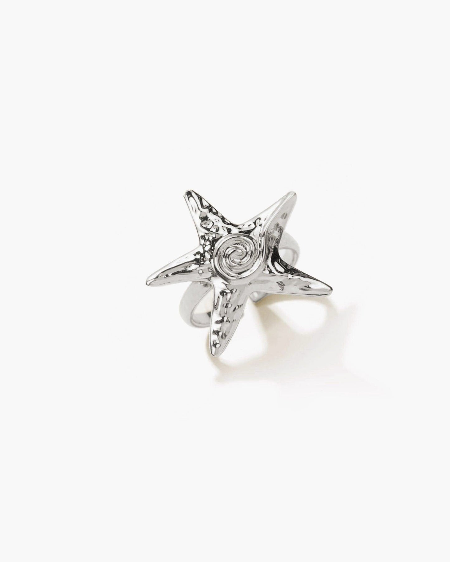 Silver Starfish Ring