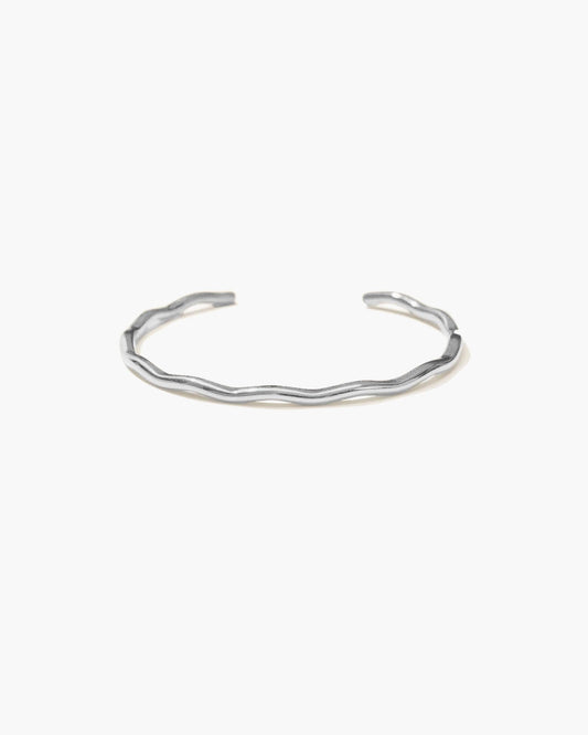 Silver Wave Bangle
