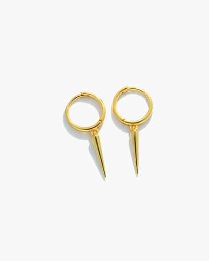 Spike Earrings in Silver