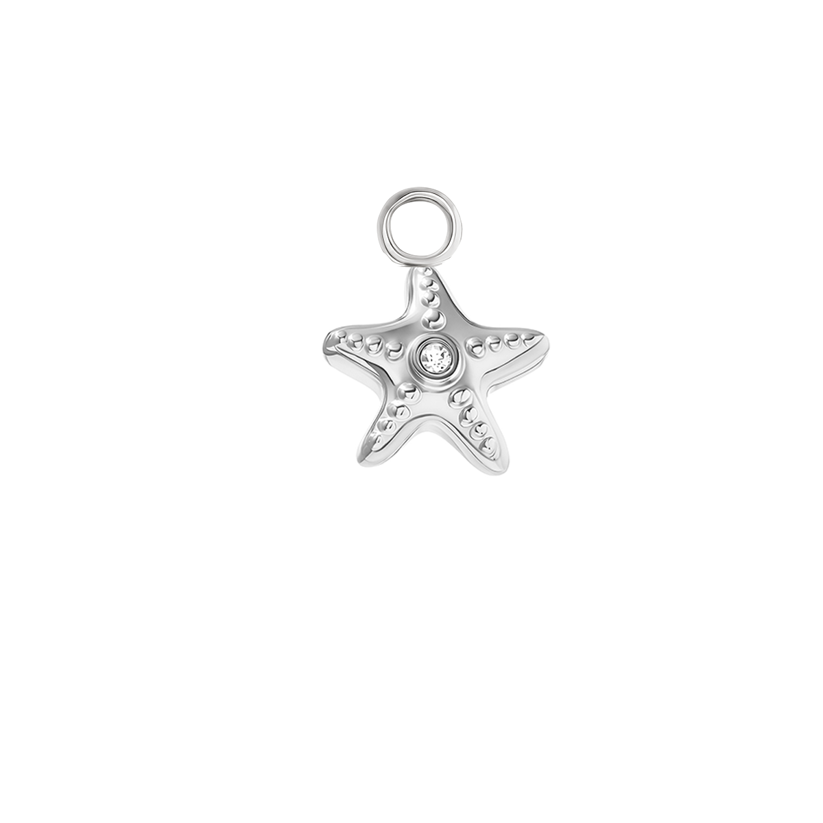 Written In The Sand Starfish Charm (Silver)
