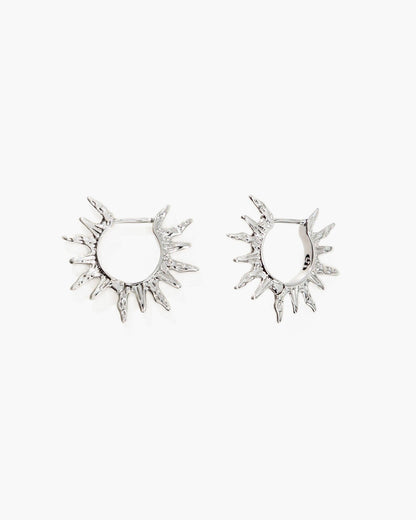 Sun Hoop Earrings