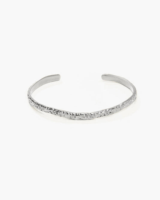 Silver Textured Bangle