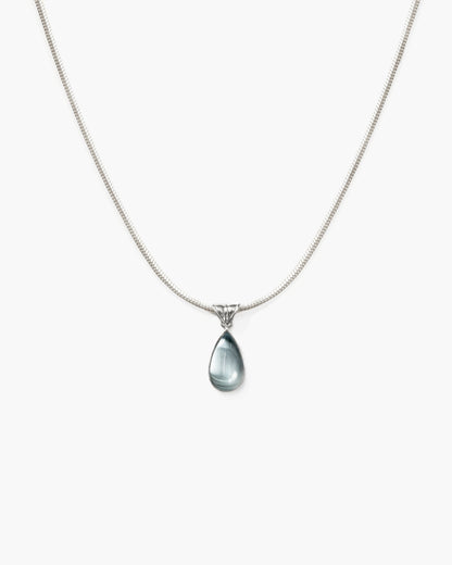 Waterdrop Necklace in Marine Blue