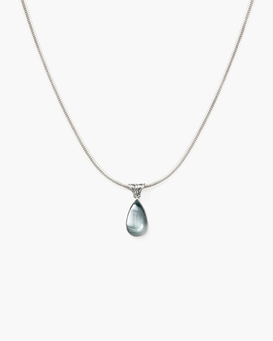Waterdrop Necklace in Marine Blue