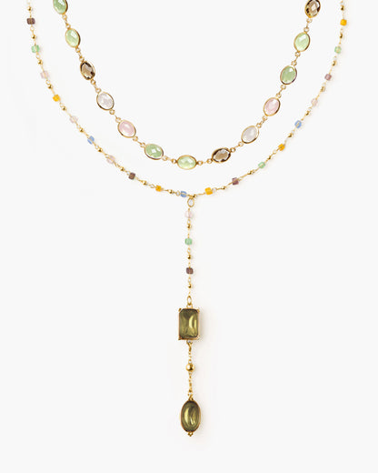 The Celestial Romance Necklace Set in Silver