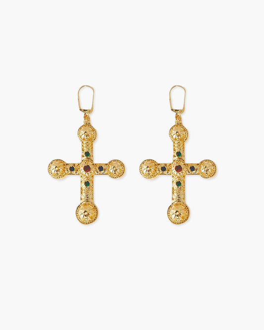 XL Cross Earrings