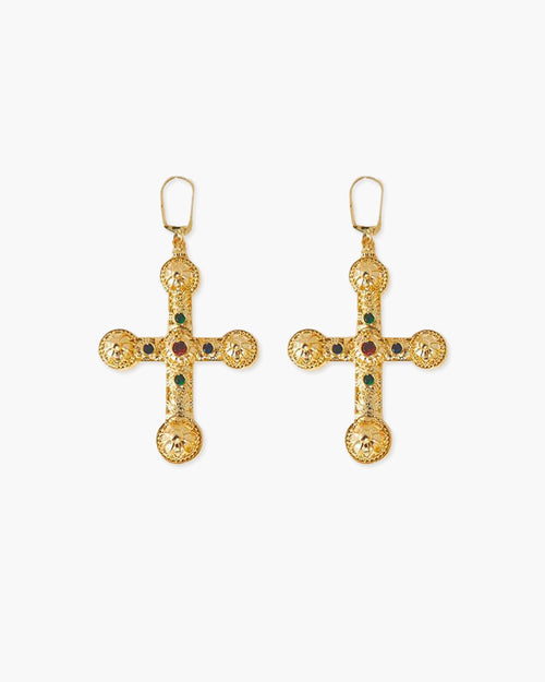 XL Cross Earrings